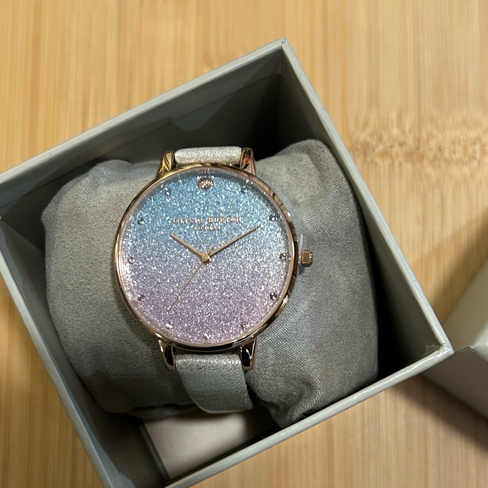 Olivia Burton Under The Sea Glitter Watch With 38mm MultiColored Face